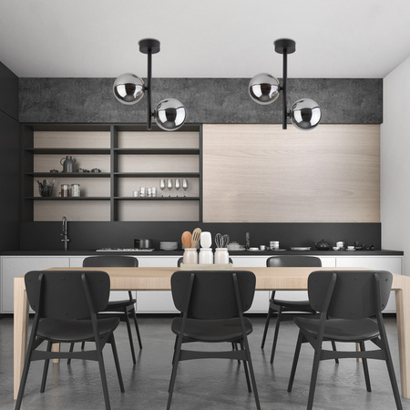 Lampa sufitowa ESTERA Black 2xG9