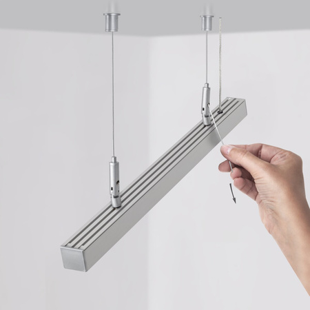 Kluś Zestaw mocowań RD-4, srebrny, mosiądz