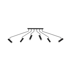 Nowodvorski Lampa sufitowa czarna EYE SUPER