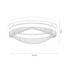 Lampa sufitowa PRECIOSA 36W LED
