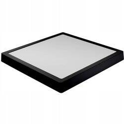 Panel LED NATYNKOWY PLAFON KWADRAT LAMPA 24W CZARNY BARWA NEUTRALNA