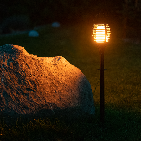 Lampka Solarna wbijana Imitująca Płomień