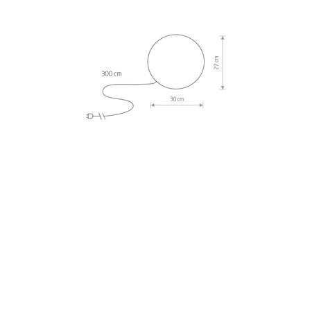 Nowodvorski Lampa zewnętrzna przenośna kula CUMULUS S
