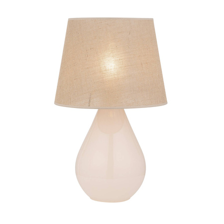 Lampka nocna LACRIMA Ecru 1xE27