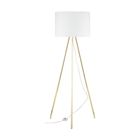Lampa podłogowa UMBERTO White/Gold 1xE27