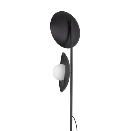 SLATE BLACK GLASS LAMPA PODŁOGOWA 2XG9