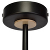 Lampa sufitowa SALMA BLACK / WOOD 2xE27 60W