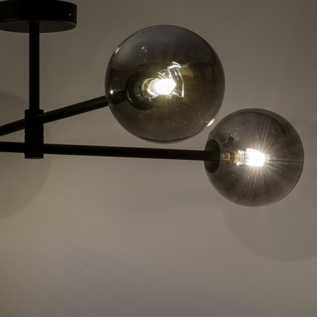 Lampa sufitowa SARIUS Black/Graphite 4xG9