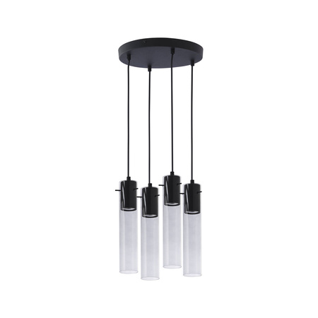 Lampa wisząca LOOK GRAPHITE 4xGU10 koło