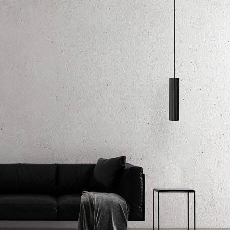  Lampa wisząca Tokio tuba 1xGU10 czarna