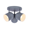 Lampa sufitowa 3xE27 szara 32cm AZURO 98-63236