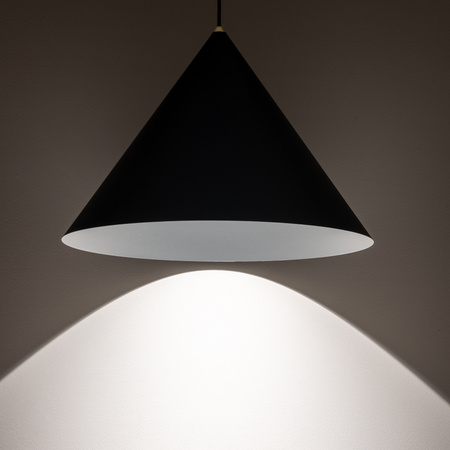 Nowodvorski Lampa wisząca czarna metalowa ZENITH L 