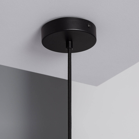 Naturalna lampa wisząca Boho Atamach bambusowa