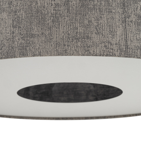 Lampa wisząca LAGO M szara tkanina 50cm Nowodvorski 11674