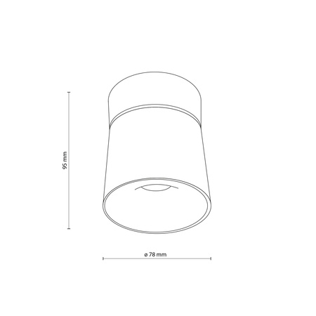 Tk Lighting KYOTO WHITE 12W oprawa punktowa natynkowa 1xGu10
