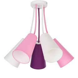 Tk Lighting WIRE KIDS lampa sufitowa 5xE27