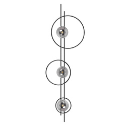 Prosta lecz dekoracyjna lampa ścienna z kloszem K-5343 z serii ASTRA