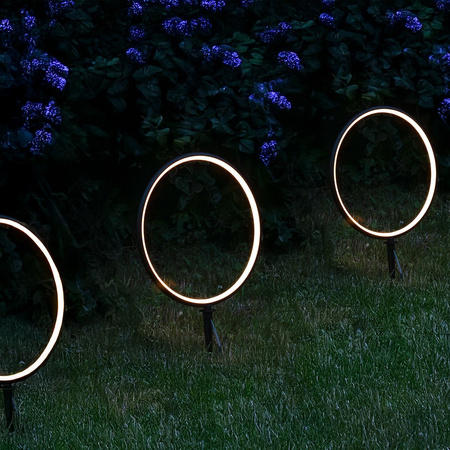 Lampa Solarna wbijana Rings 2x1,5W 2x25lm 3000K