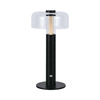 Lampka Biurkowa Nocna V-TAC 1W LED 30cm Ładowanie USB Ściemnianie Czarna VT-1049 3000K 100lm