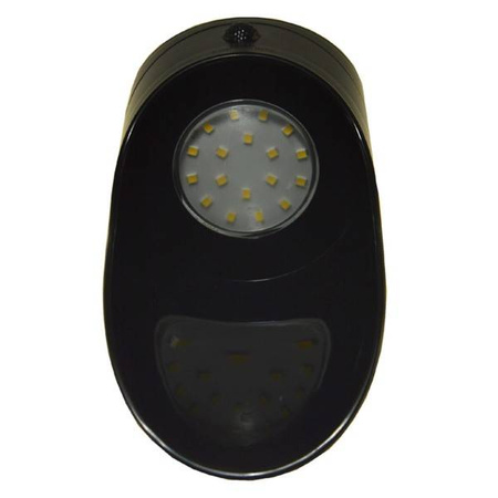 Kinkiet solarny LED Palesa 1W 4000K czarny solar