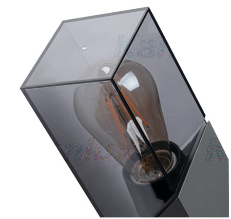 Słupek ogrodowy LAVEN 1xE27 grafitowy 50cm LOFT