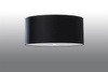 Sollux Lighting Plafon Lampa sufitowa OTTO 60cm czarny