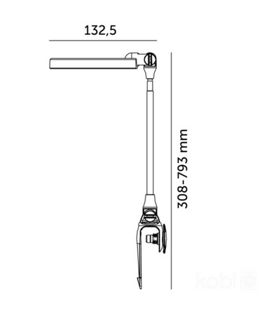 Lampa do roślin LED VERDI 10W barwa ciepła 3200K  ściemniana