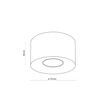 Lampa sufitowa ORION White 1xGU10