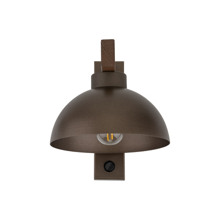 Kinkiet OSLO BROWN 1xE27
