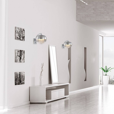 Kinkiet LUNA 1xE14 LED chrom