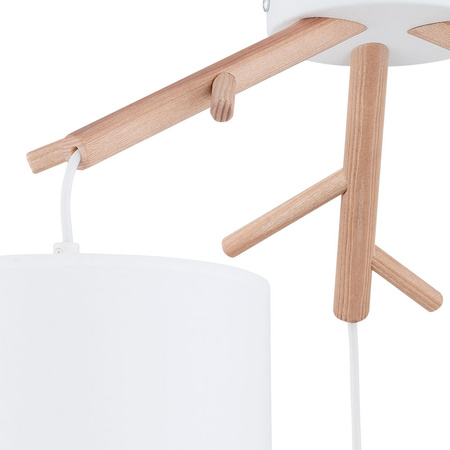 Lampa wisząca ALBERO White 3xE27