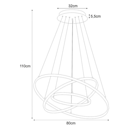 Lampa wisząca K-8063 z serii DIEGO