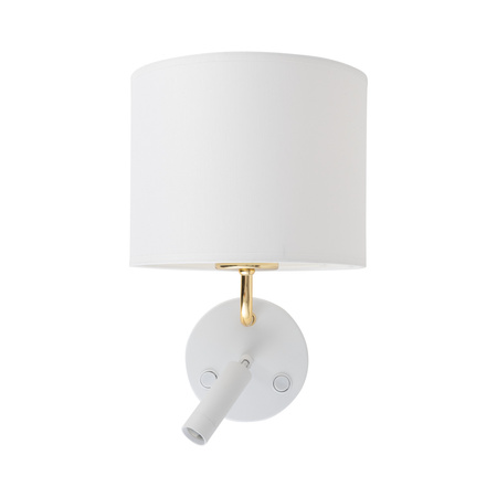 Kinkiet RICHI White/Gold 1xE27+1xG9