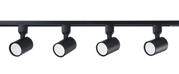 Szynoprzewód Snow SET 1F 4xGU10 czarny