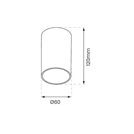 Oprawa Ricky Downlight Złoty 1xGU10