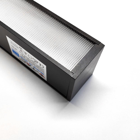 Oprawa V-TAC LED Linear Natynkowa SAMSUNG CHIP 40W Czarna UGR<19 DIMM VT-7-46 3000K 3275lm 5 Lat Gwarancji