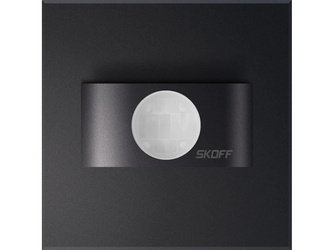 Czujnik ruchu dopuszkowy Tango PIR 120 Skoff 0,6W 230V AC  czarny mat