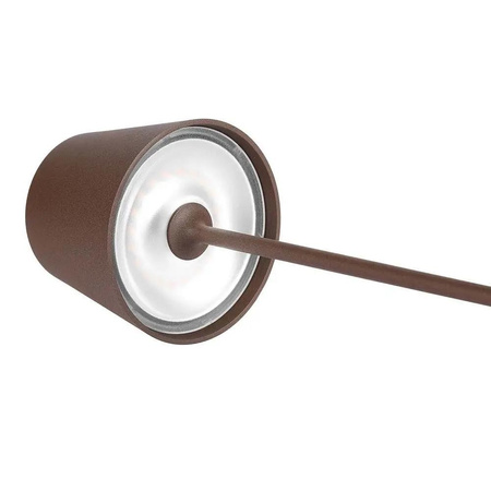Lampka Biurkowa Nocna V-TAC 1,5W LED Ładowanie Ściemnianie IP54 Brąz