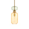 Szklana lampa wisząca MOLLY AMBER 1xE14