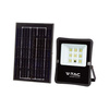 Projektor LED Solarny V-TAC 6W Pilot, AUTO, Timer IP65 VT-55050 4000K 400lm