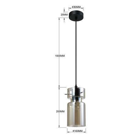 Light prestige Nivio 1 lampa wisząca LP-2811/1P AM