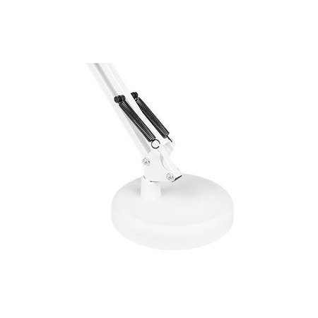Lampa biurkowa kreślarska Lena 1xE27 biała