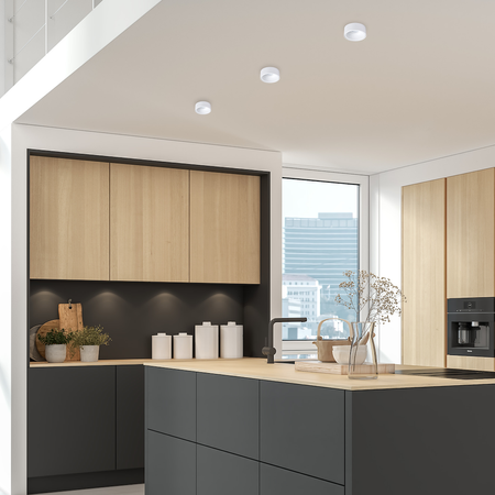 Oprawa Podtynkowa Bali Round White biała