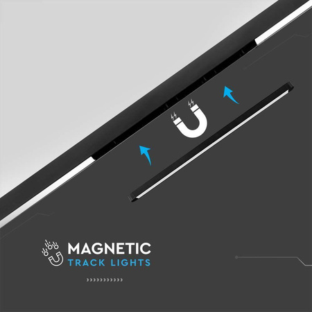 Oprawa Szynosystem Magnetyczny 48V V-TAC 22W LED 81st VT-42022 3000K 2500lm 3 Lata Gwarancji