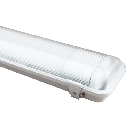 ZESTAW OPRAWA HERMETYCZNA 2x120cm POD ŚWIETLÓWKĘ LED + 2x ŚWIETLÓWKI LED 18W 120CM 4000K