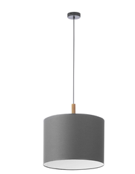 Lampa wisząca Deva Graphite 1xE27 szara