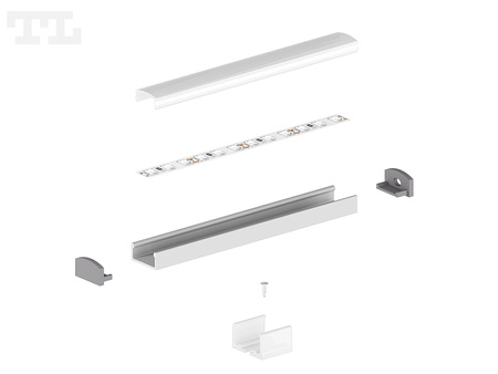 LED P4-1 Profil 2000 mm grafitowy lakierowany RAL 7016 (nr kat 8641027016)