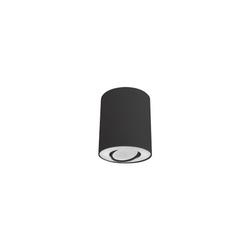 Nowodvorski Lampa punktowa natynkowa czarna SET