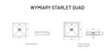 Oprawa awaryjna natynkowa STARLET QUAD LED SO 250 A 1H MT IP20 / 92821