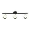 Lampa ścienno-sufitowa ruchoma LED KUBIK 3 Czarna 3000K